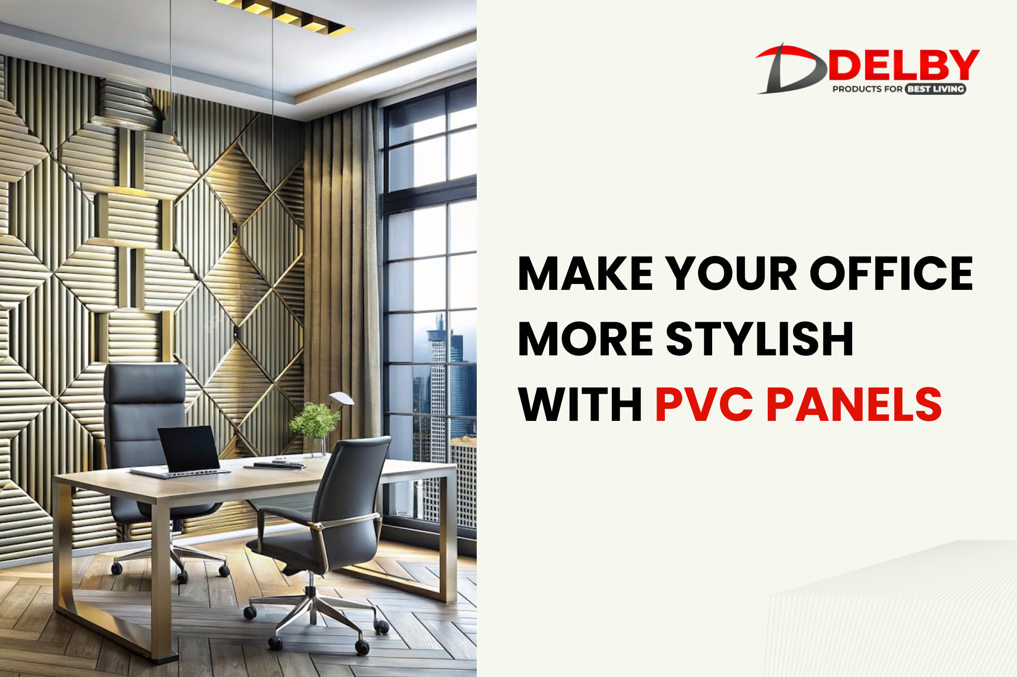 Make Your Office More Stylish with PVC Panels