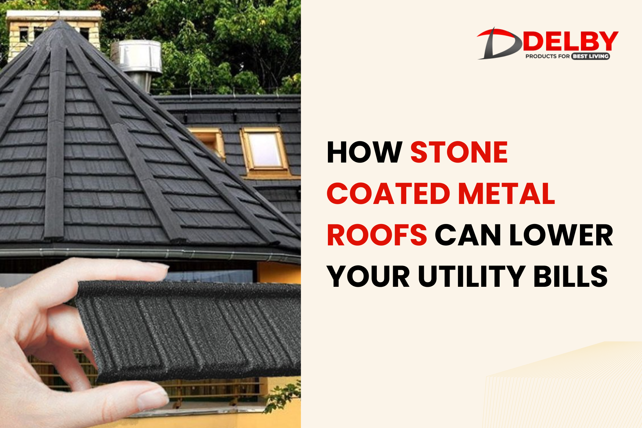 How Stone-Coated Metal Roofs Can Lower Your Utility Bills