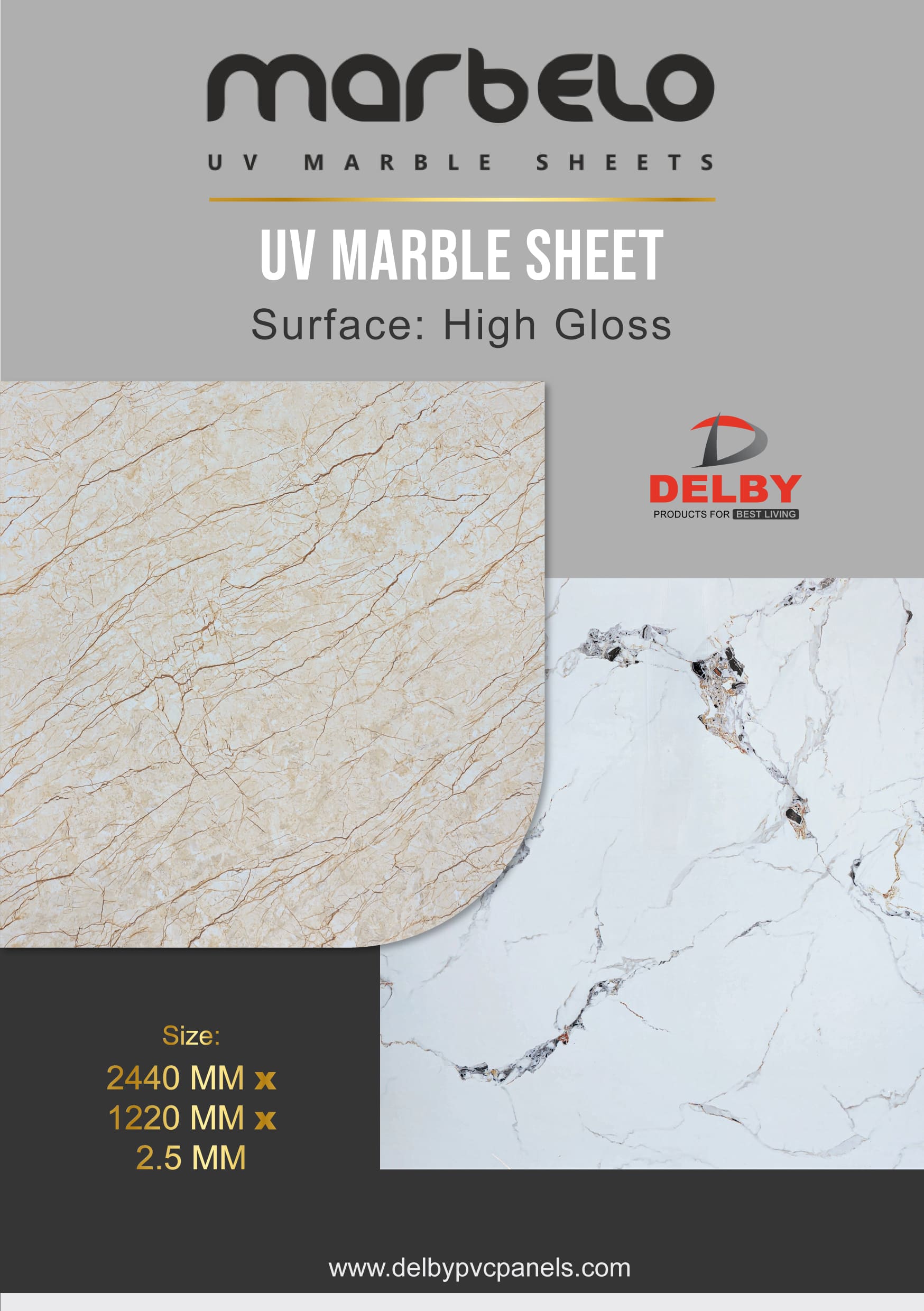 Marbelo - 2.5mm High Gloss