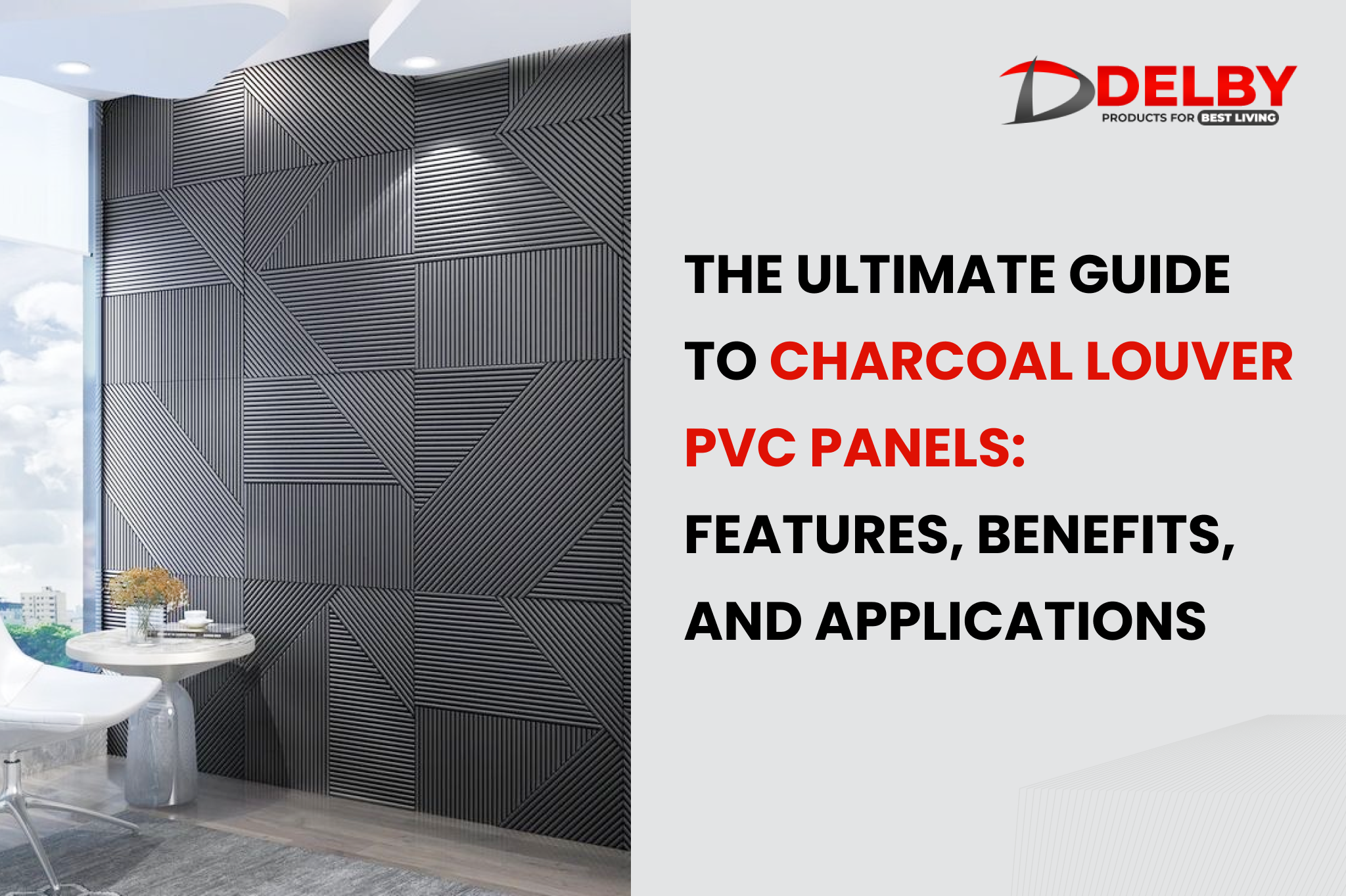 The Ultimate Guide to Charcoal Louver PVC Panels Features, Benefits, and Applications