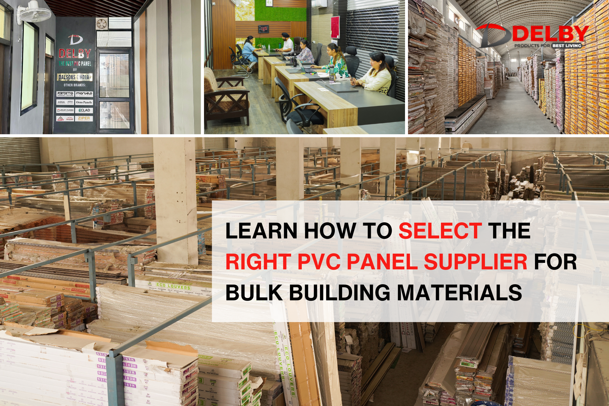 Learn How to Select the Right PVC Panel Supplier for Bulk Building Materials