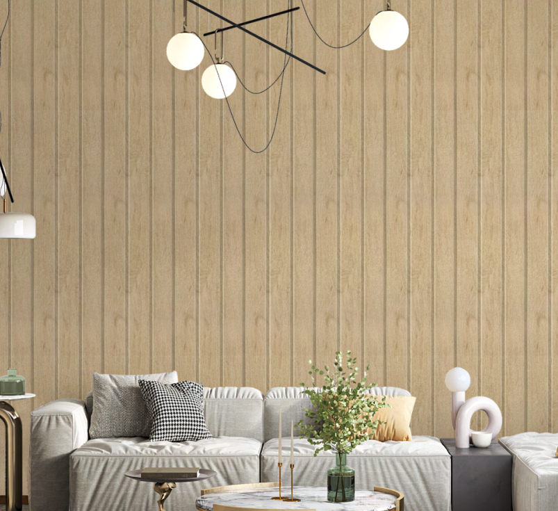 Wood-Textured PVC Panels for a Cozy Ambiance