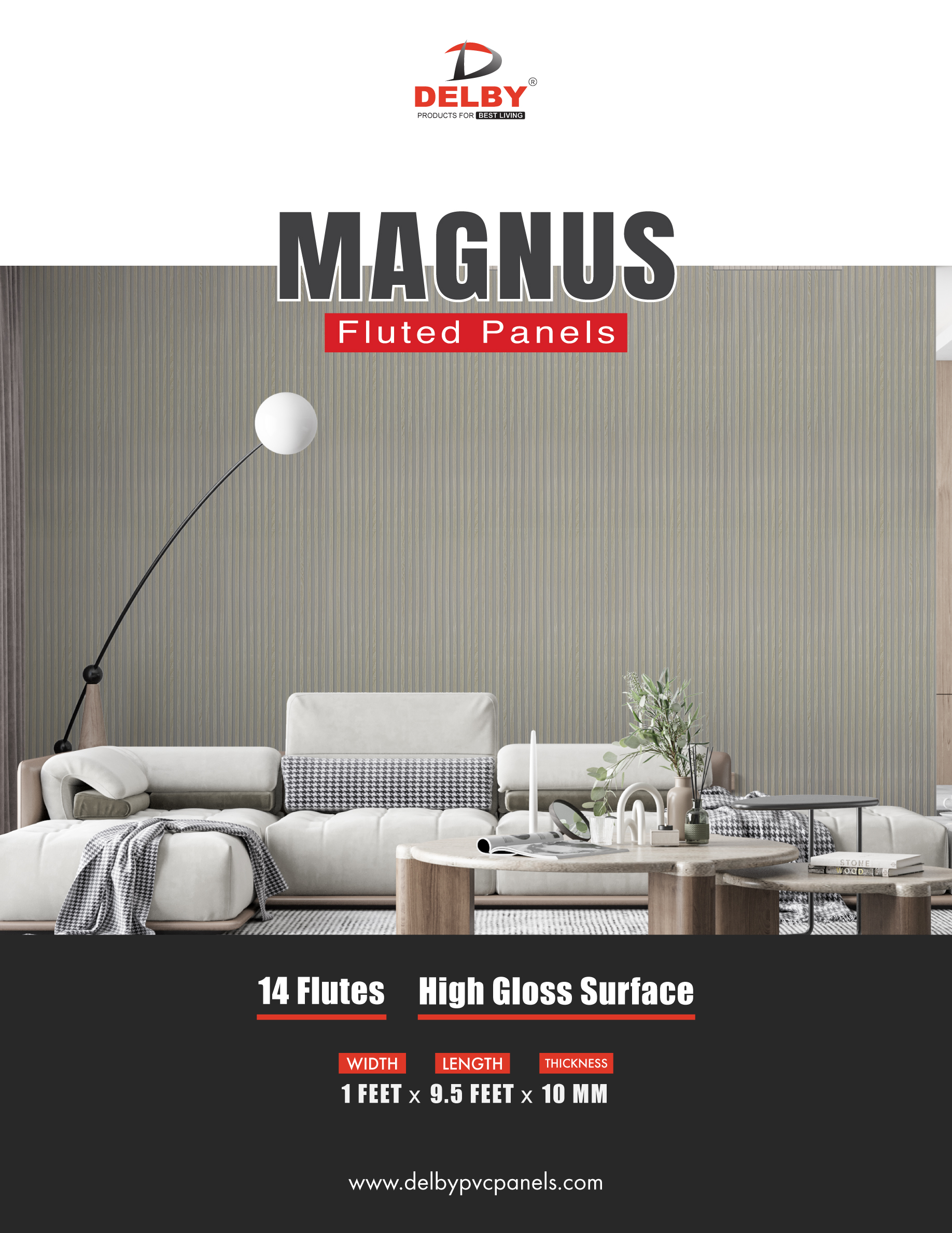 Magnus Fluted Panels