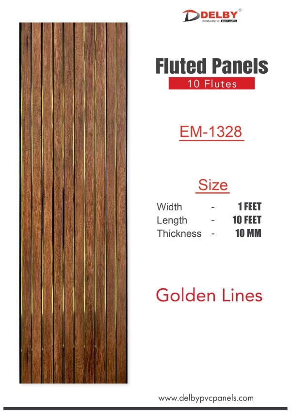Eco Fluted Golden Line Series