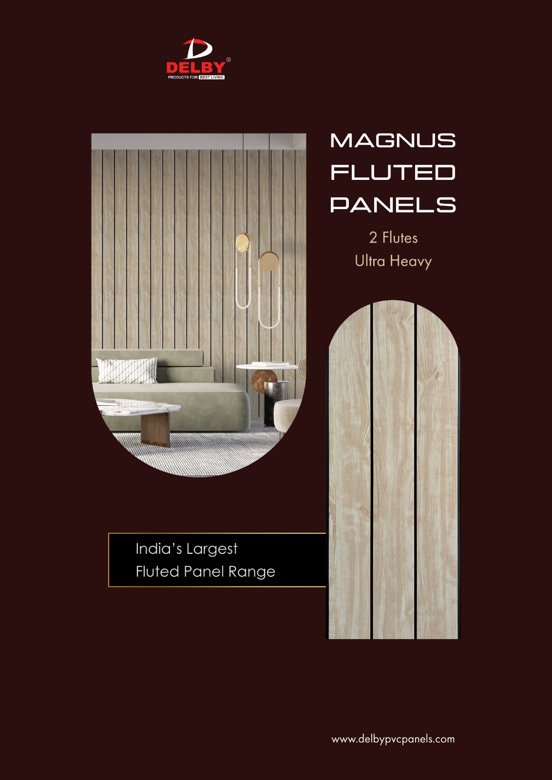 Magnus Fluted Panels - 2 Flutes (Ultra Heavy Panels)